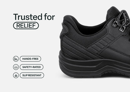 Slate Hands-Free Work Shoes - Black